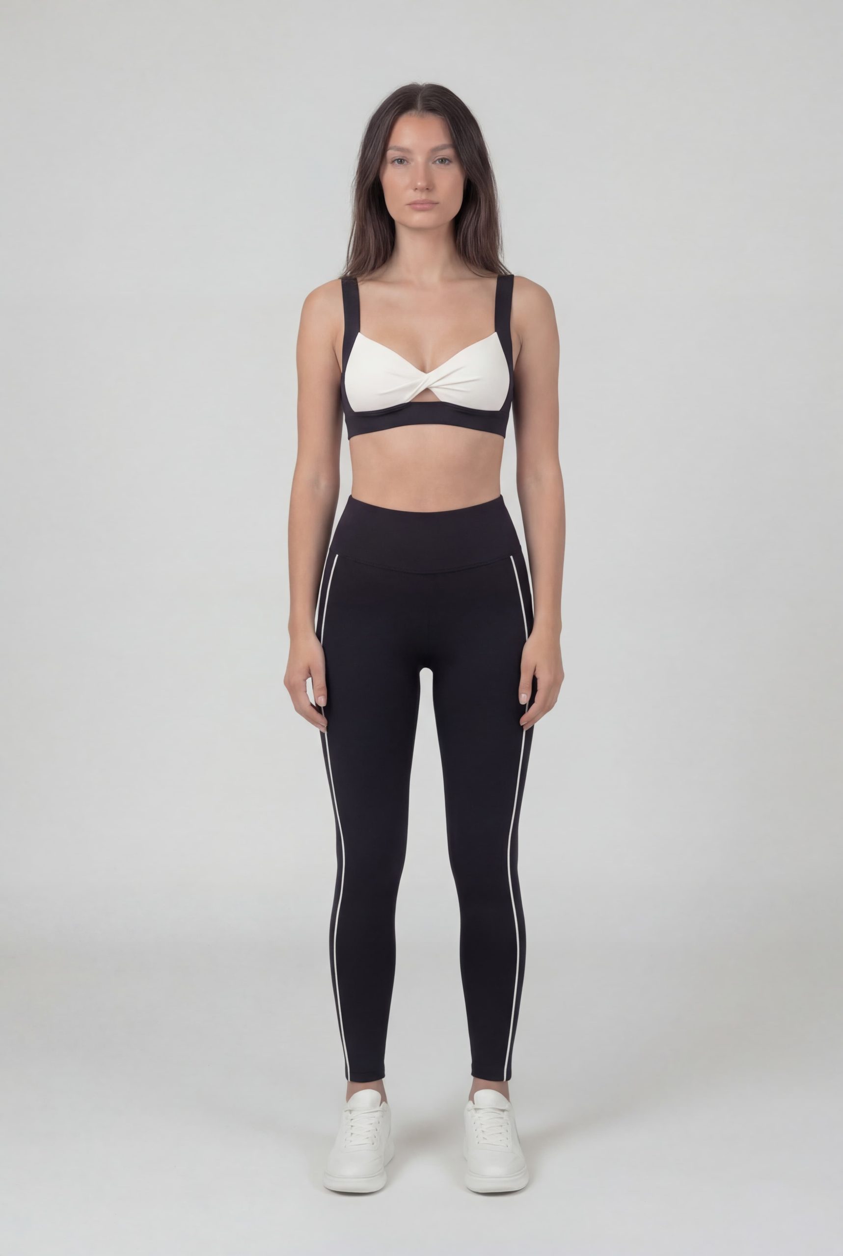 Bubbly bra front full black