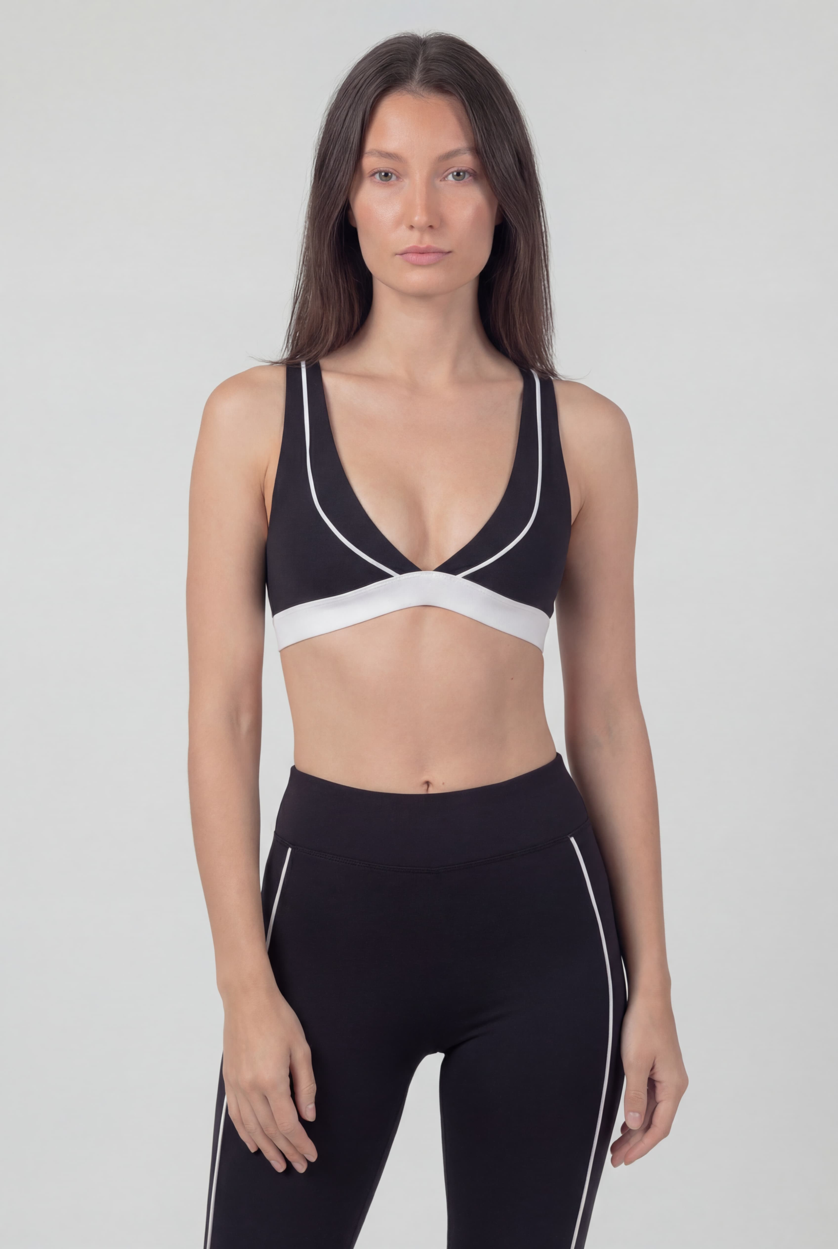 Double bra - black